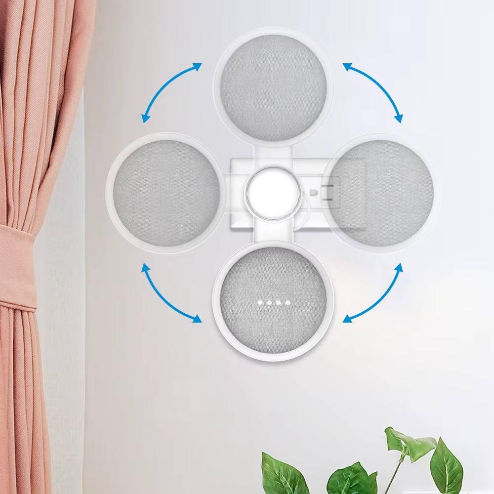 LINGYOU Soporte De Pared Para Google Home Mini Nest Mini Soporte Asistente De Voz Soporte De Hogar Inteligente Soporte De Audio Para Dormitorio (No Reino Unido Y AU)