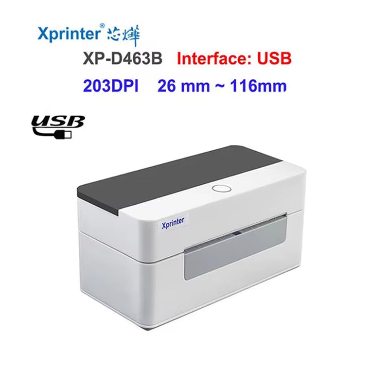 XP-460B/420B 4Inch Shipping Label/Express/Thermal Barcode Label Printer Compatible with Shipping Label 4X6 Inches Label