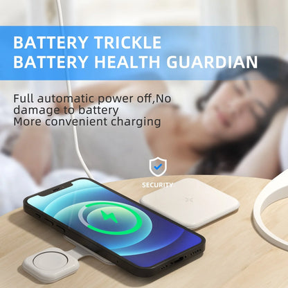 3 in 1 Magnetic Foldable Wireless Charger Charging Station Multi-Device Folding Cell Phone Wireless Charger Gadgets