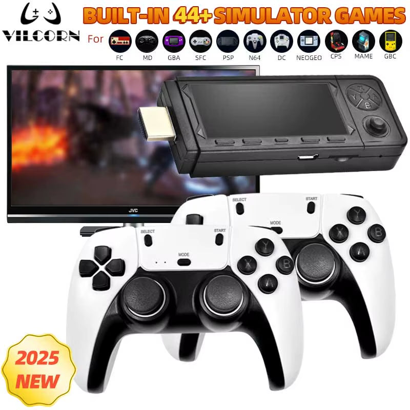 2025 Nuevo X9PRO Game Stick 4K TV Consola De Videojuegos Juegos 3D Para PSP/PS1/N64/NDS 40 + Simuladores 42000 Juegos Retro